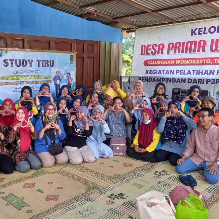 Kelompok Desa Prima Adakan Studi Tiru di Kalurahan Wonokerto